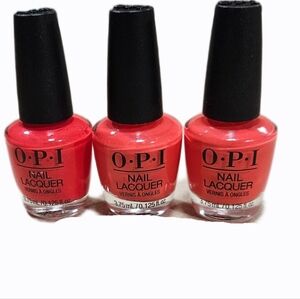 NWT SET OF 3 CORAL COLORS OPI MINI'S! Codes: G0G0, H1H1, B3B3!